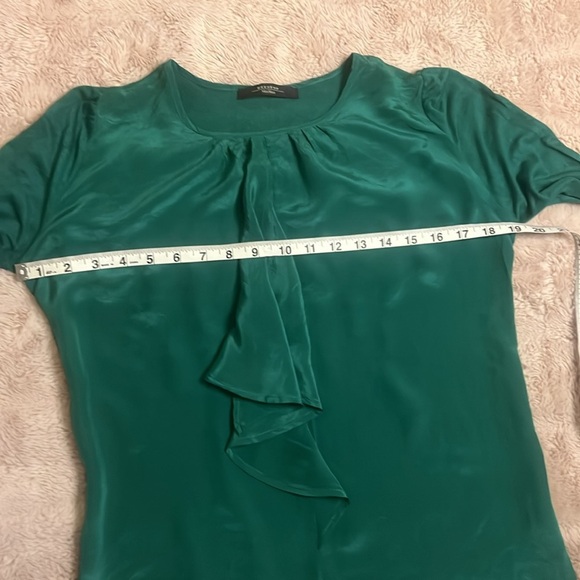 MaxMara Weekend ruffle front long sleeve blouse - Picture 5 of 8